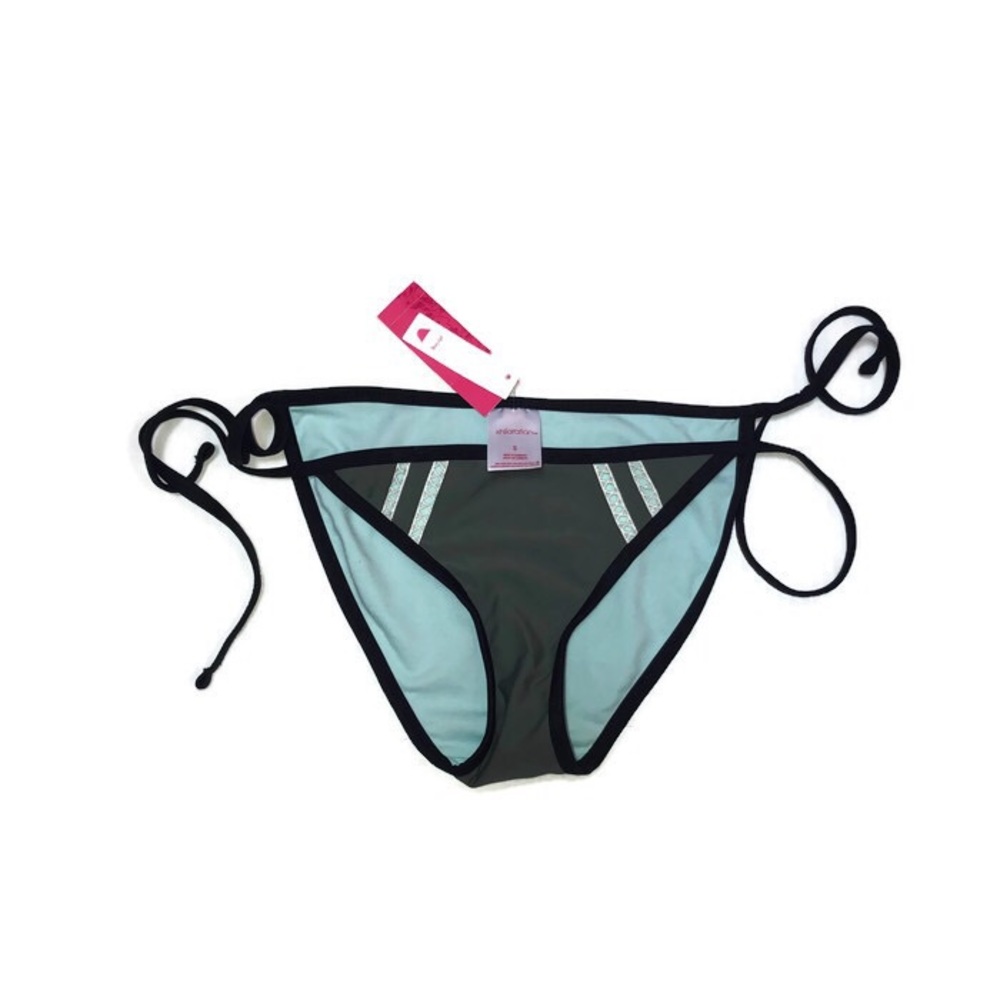 NWT Olive Green String Bikini Bottoms